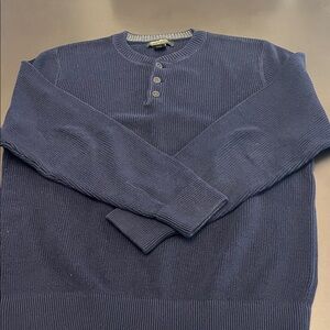 Eddie Bauer Men’s Size Medium Navy Blue Crewneck Sweater